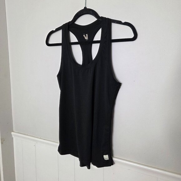 VUORI Solid Black Racerback Tank Top - Picture 1 of 5